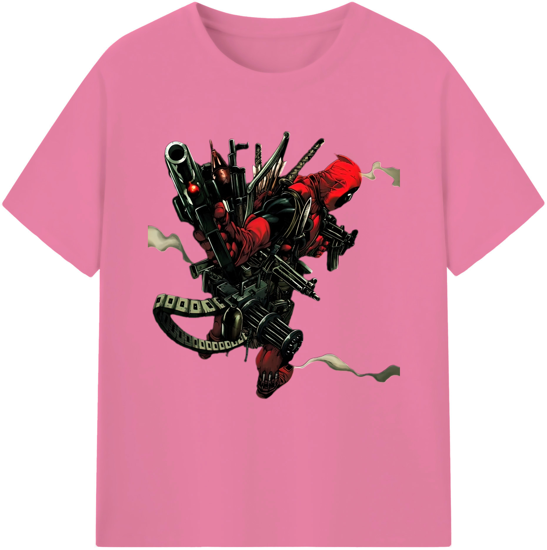 （画像用） Deadpool デッドプール 綿100％半袖Tシャツ（フロントプリント）
